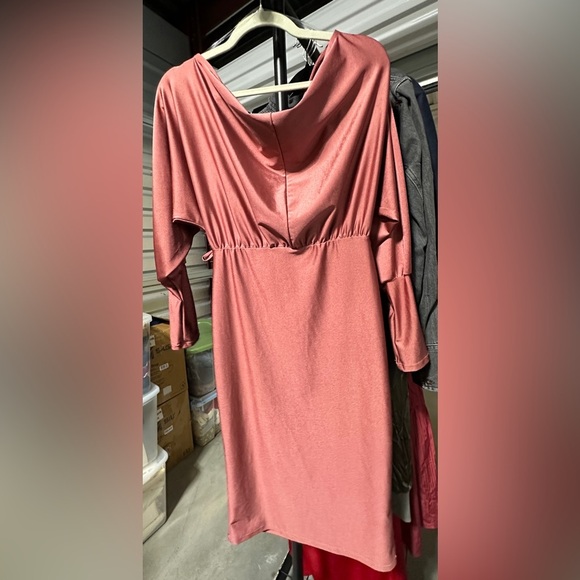 Calvin Tran | Long Sleeve Mini Dress - Picture 2 of 4